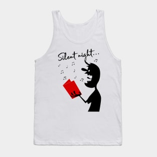 Singing silent night Tank Top